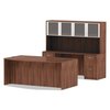 Alera Desk Shell, 41.38 in D X 71" W X 29.63" H, Modern Walnut, Textured Woodgrain Laminate VA227236WA